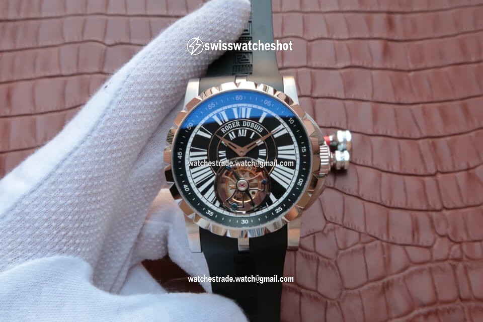 Roger Dubuis Hommage Tourbillon JB Factory Black Dial Roger Dubuis Hommage Tourbillon JB Factory Black Dial