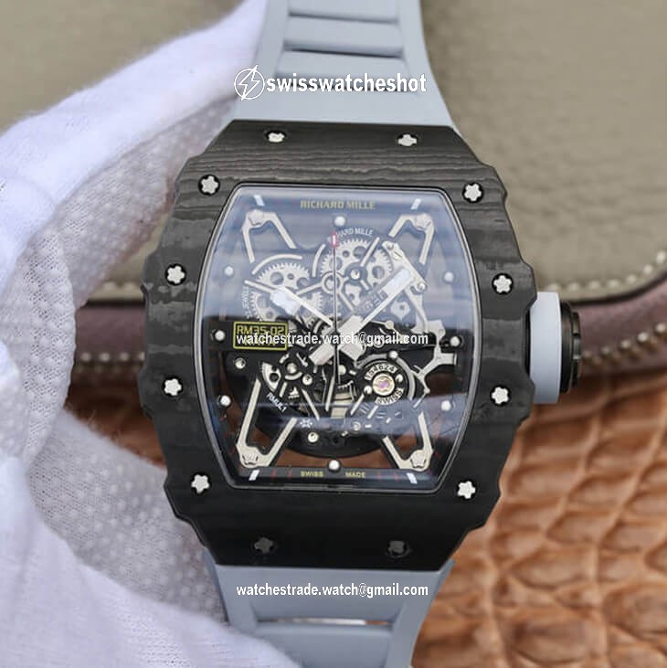 Richard Mille RM-035 KV Factory Black Carbon Fiber Richard Mille RM-035 KV Factory Black Carbon Fiber