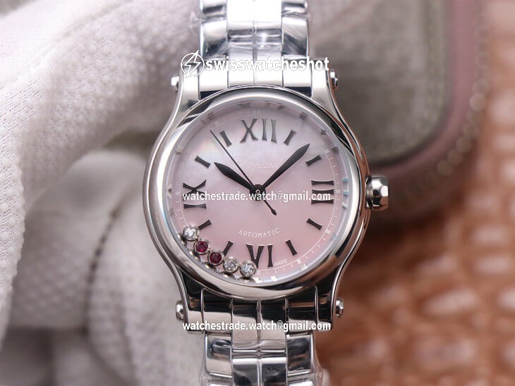 Chopard Happy Sport 278573 YF Factory Pink Dial Chopard Happy Sport 278573 YF Factory Pink Dial