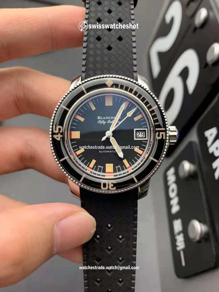 Blancpain Fifty Fathoms Barakuda 5008B 1130 B52A ZF Factory Black Dial Blancpain Fifty Fathoms Barakuda 5008B 1130 B52A ZF Factory Black Dial