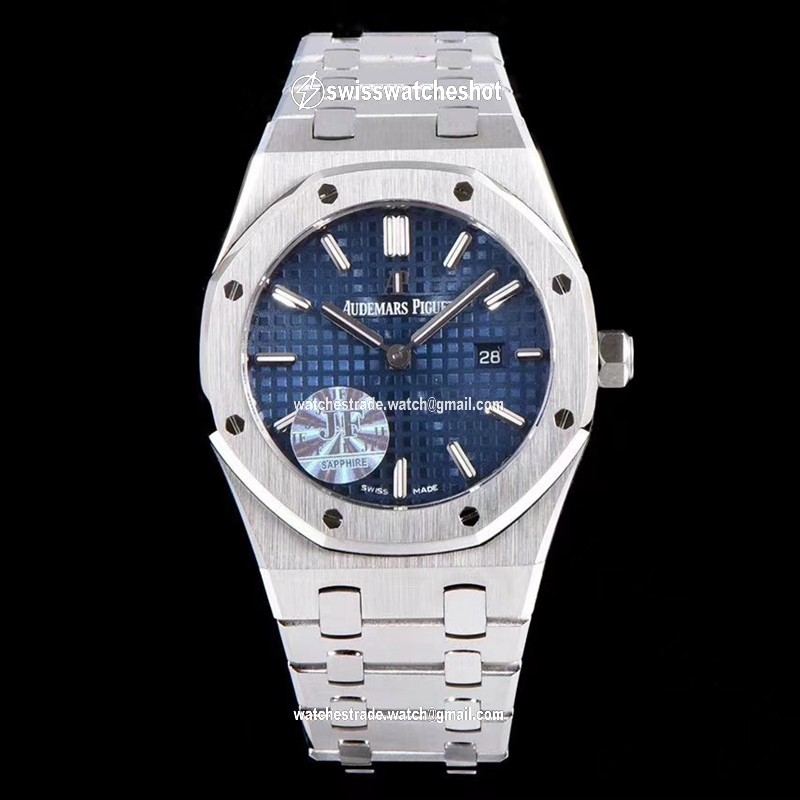 Audemars Piguet Royal Oak Quartz 67650ST.OO.1261ST.01 JF Factory Blue Dial Audemars Piguet Royal Oak Quartz 67650ST.OO.1261ST.01 JF Factory Blue Dial