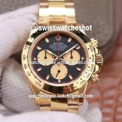 Rolex Daytona M116508-0009 Noob Factory Black Dial 4130 Movement Rolex Daytona M116508-0009 Noob Factory Black Dial 4130 Movement