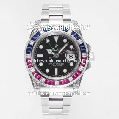 Rolex GMT Master II 116759 SAru-78209 ROF Factory Black Dial Rolex GMT Master II 116759 SAru-78209 ROF Factory Black Dial