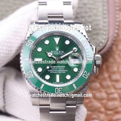 Rolex Submariner 116610LV-97200 Noob Factory V11 Green Dial Rolex Submariner 116610LV-97200 Noob Factory V11 Green Dial