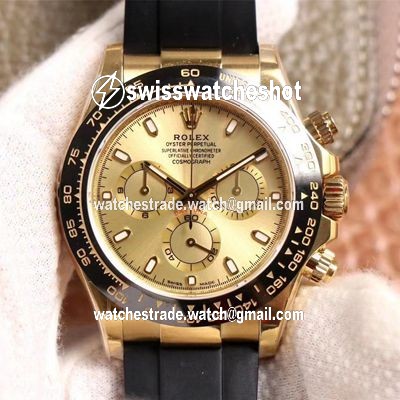 Rolex Daytona M116518LN-0042 Noob Factory Champagne Dial 4130 Movement Rolex Daytona M116518LN-0042 Noob Factory Champagne Dial 4130 Movement