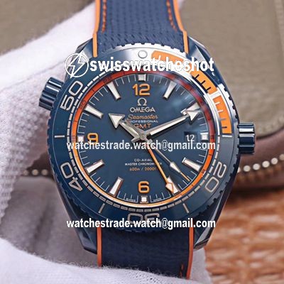 Omega Seamaster 215.92.46.22.03.001 GMT VS Factory Blue Ceramic Omega Seamaster 215.92.46.22.03.001 GMT VS Factory Blue Ceramic