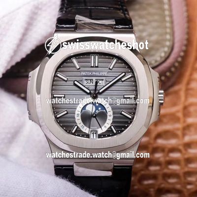 PF Factory Patek Philippe Nautilus 5726A-001 Moonphase Gray Dial PF Factory Patek Philippe Nautilus 5726A-001 Moonphase Gray Dial