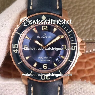 Blancpain Fifty Fathoms 5015-3603C-63B ZF Factory Blue Dial Blancpain Fifty Fathoms 5015-3603C-63B ZF Factory Blue Dial