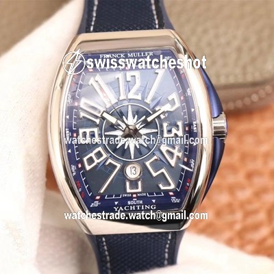 Franck Muller MEN'S Collection V45 SC DT AC BL Yachting ZF Factory Blue Dial Franck Muller MEN'S Collection V45 SC DT AC BL Yachting ZF Factory Blue Dial