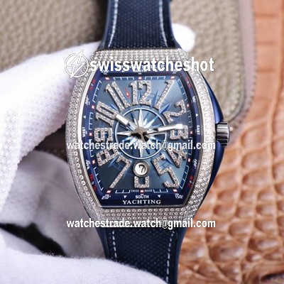 Franck Muller MEN’S Collection V45 SC DT Yachting ZF Factory Blue Dial Franck Muller MEN’S Collection V45 SC DT Yachting ZF Factory Blue Dial