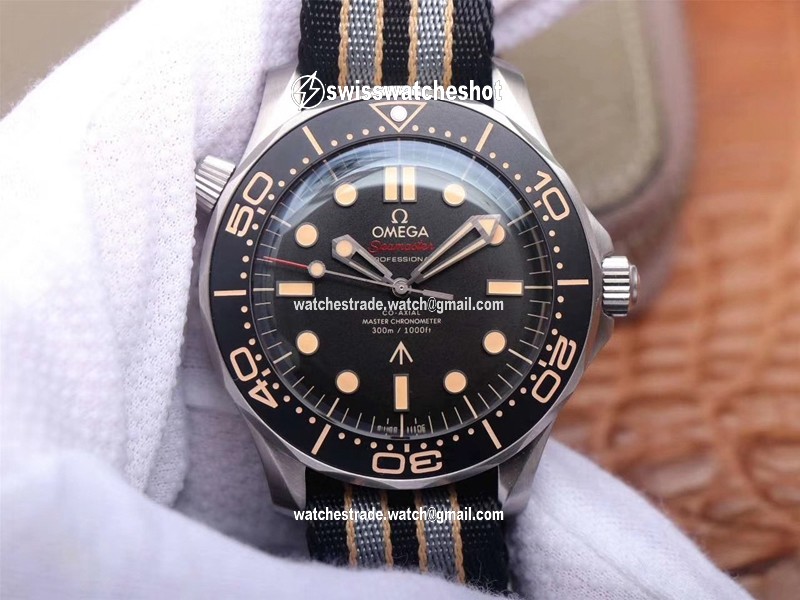 Omega Seamaster 210.92.42.20.01.001 James Bond 007 VS Factory Black Dial Omega Seamaster 210.92.42.20.01.001 James Bond 007 VS Factory Black Dial