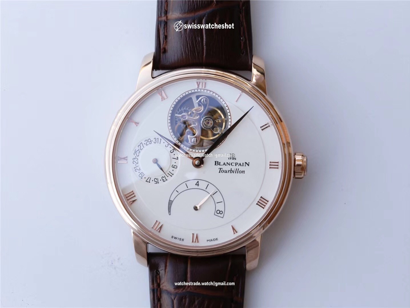 JB Factory Blancpain Villeret Tourbillon 8 Jours 6025-3642-55b JB Factory Blancpain Villeret Tourbillon 8 Jours 6025-3642-55b