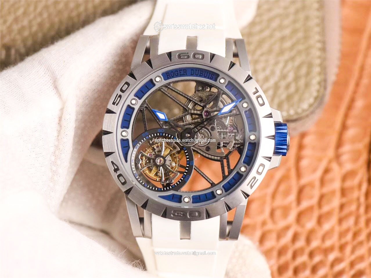 JB Factory Roger Dubuis Excalibur Spider Italdesign Edition RDDBEX0622 Bule JB Factory Roger Dubuis Excalibur Spider Italdesign Edition RDDBEX0622 Bule