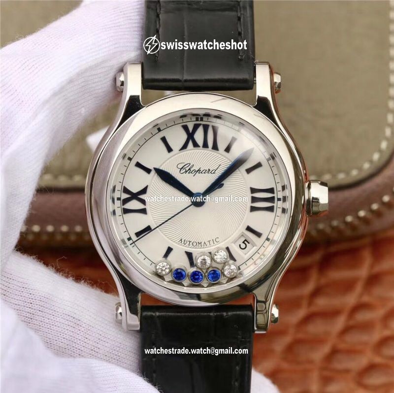 Chopard Happy Sport 36MM Automatic Stainless Steel Diamonds YF Factory 278559-3001 Chopard Happy Sport 36MM Automatic Stainless Steel Diamonds YF Factory 278559-3001