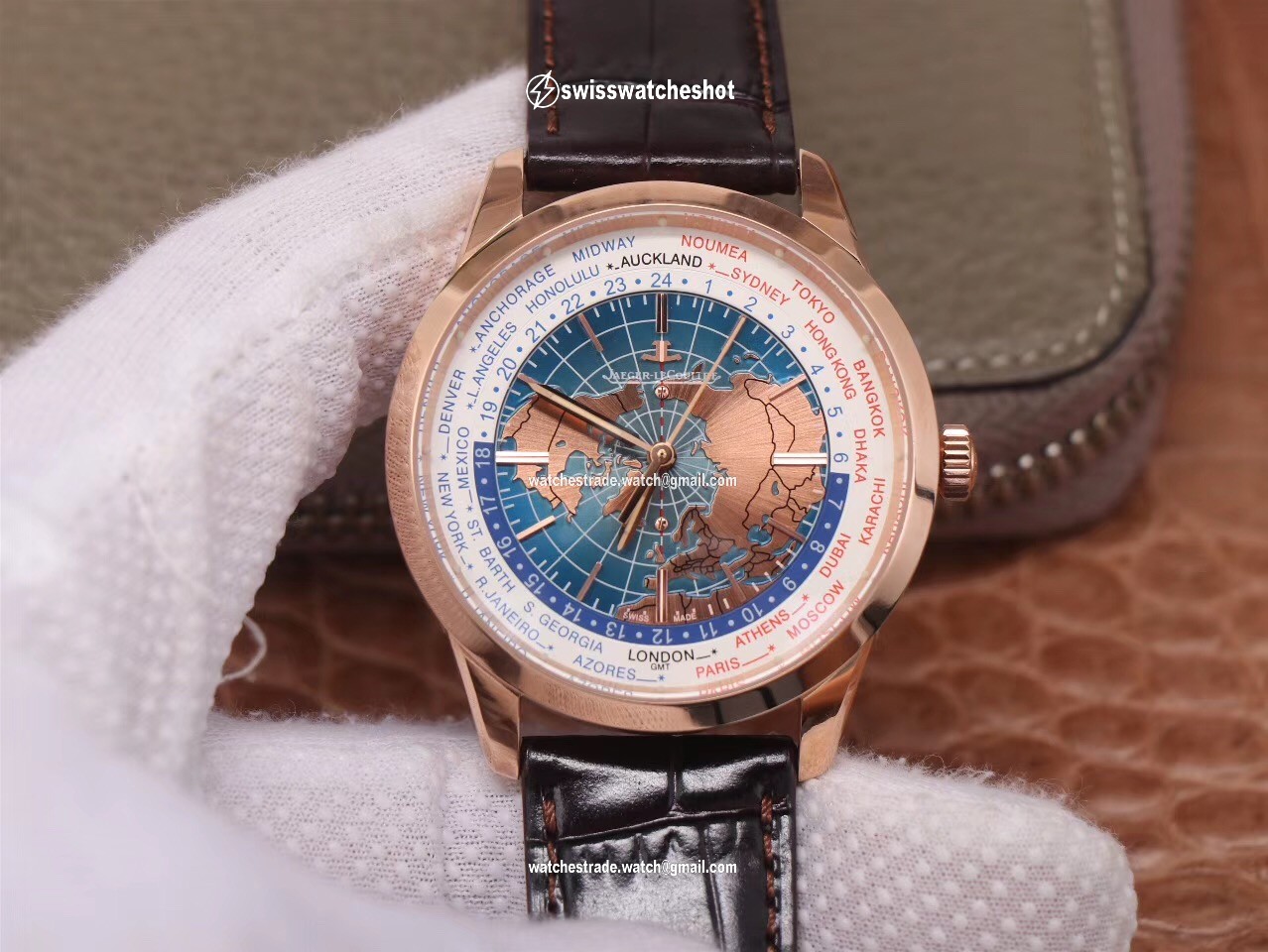8F Factory Jaeger-LeCoultre Geophysic Univrsal Time 8102520 Pink Gold 8F Factory Jaeger-LeCoultre Geophysic Univrsal Time 8102520 Pink Gold