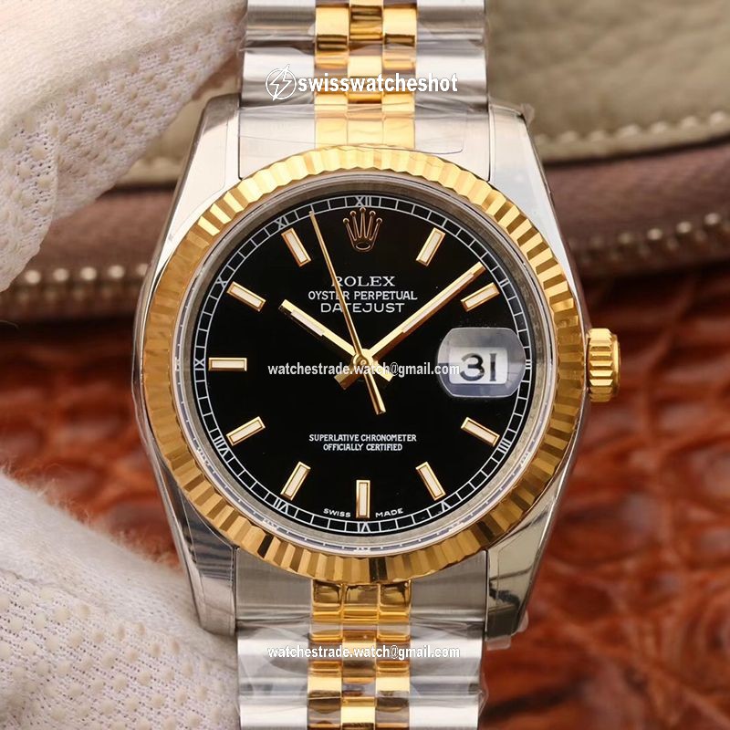 Rolex Datejust 126233 36mm AR Factory Black Dial Rolex Datejust 126233 36mm AR Factory Black Dial
