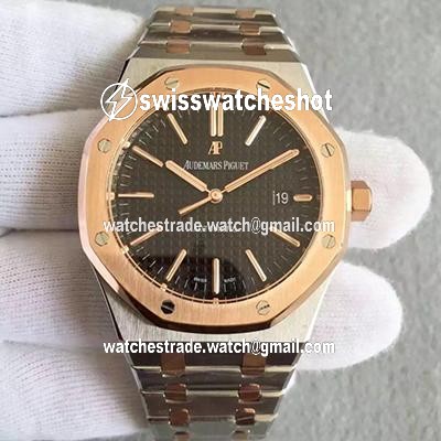 Audemars Piguet Royal Oak 15400 JF Factory Rose Gold Black Dial Audemars Piguet Royal Oak 15400 JF Factory Rose Gold Black Dial