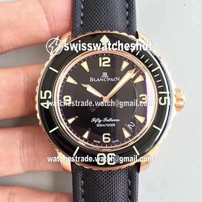 Blancpain Fifty Fathoms 5015-3630-52 ZF Factory Black Dial Blancpain Fifty Fathoms 5015-3630-52 ZF Factory Black Dial