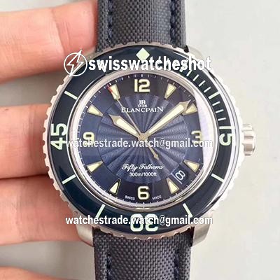 Blancpain Fifty Fathoms 5015D-1140-52B ZF Factory Blue Dial Blancpain Fifty Fathoms 5015D-1140-52B ZF Factory Blue Dial