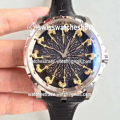 Roger Dubuis Excalibur Knights Of The Round Table II RDDBEX0495 Black Dial Roger Dubuis Excalibur Knights Of The Round Table II RDDBEX0495 Black Dial