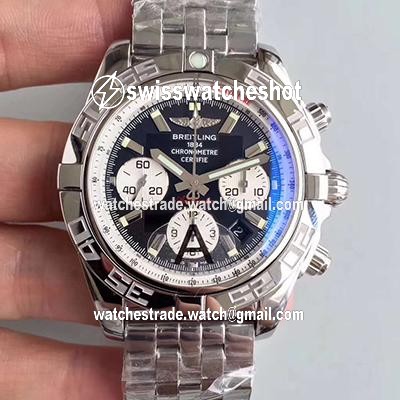 Breitling Chronomat 44MM AB011012/B967/375A GF Factory Dark Blue Dial Breitling Chronomat 44MM AB011012/B967/375A GF Factory Dark Blue Dial