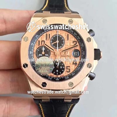 Audemars Piguet Royal Oak Offshore 26470OR.OO.A002CR.01 JF Factory V2 Gold Dial Audemars Piguet Royal Oak Offshore 26470OR.OO.A002CR.01 JF Factory V2 Gold Dial