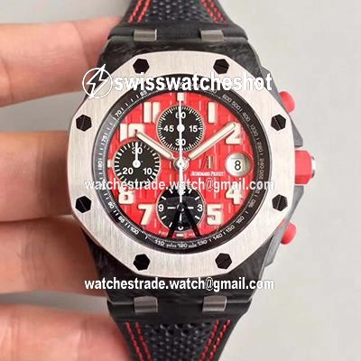 Audemars Piguet Royal Oak Offshore Singapore GP F1 26190OS.OO.D003CU.01 JF Factory Red Dial Audemars Piguet Royal Oak Offshore Singapore GP F1 26190OS.OO.D003CU.01 JF Factory Red Dial