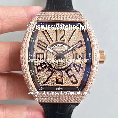 Franck Muller 8880 SC DT Rose Gold Diamond Dial Franck Muller 8880 SC DT Rose Gold Diamond Dial