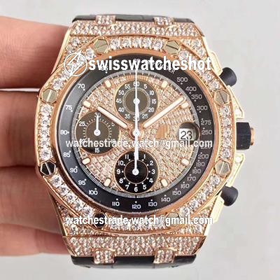 Audemars Piguet Royal Oak Offshore 26067OR.ZZ.D002CR.01 JF Factory V3 Diamond Dial Audemars Piguet Royal Oak Offshore 26067OR.ZZ.D002CR.01 JF Factory V3 Diamond Dial