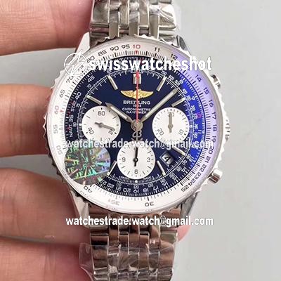 Breitling Navitimer 01 AB012012/BB01/447A JF Factory Blue Dial Breitling Navitimer 01 AB012012/BB01/447A JF Factory Blue Dial