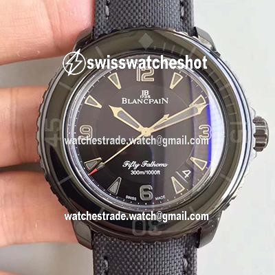 Blancpain Fifty Fathoms Dark Knight 5015-11C30-52A ZF Factory Black Dial Blancpain Fifty Fathoms Dark Knight 5015-11C30-52A ZF Factory Black Dial