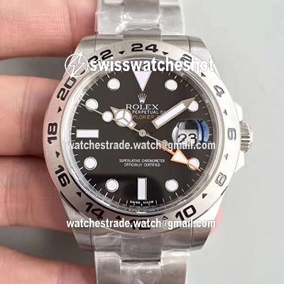 Rolex Explorer II 216570 2018 Noob Factory V7 Black Dial Rolex Explorer II 216570 2018 Noob Factory V7 Black Dial