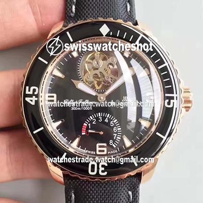Blancpain Fifty Fathoms Tourbillon 5025-3630-52A Rose Gold Black Dial Blancpain Fifty Fathoms Tourbillon 5025-3630-52A Rose Gold Black Dial