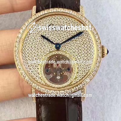 Cartier Rotonde Tourbillon Diamonds Dial Cartier Rotonde Tourbillon Diamonds Dial