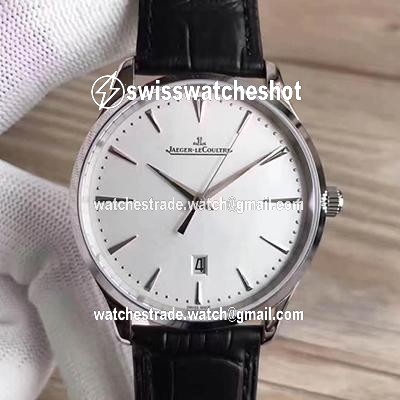 Jaeger-LeCoultre Master Ultra Thin Date 1288420 ZF Factory Silver Dial Jaeger-LeCoultre Master Ultra Thin Date 1288420 ZF Factory Silver Dial