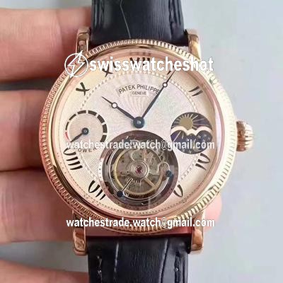 Patek Philippe Moonphase Tourbillon 18K Rose Gold Dial Patek Philippe Moonphase Tourbillon 18K Rose Gold Dial