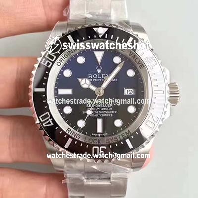 Rolex Deepsea 116660 D-BLUE AR Factory Stainless Steel 904L Blue Gradient Black Dial Rolex Deepsea 116660 D-BLUE AR Factory Stainless Steel 904L Blue Gradient Black Dial