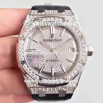 Audemars Piguet Royal Oak 15450 JF Factory Diamond Dial Audemars Piguet Royal Oak 15450 JF Factory Diamond Dial