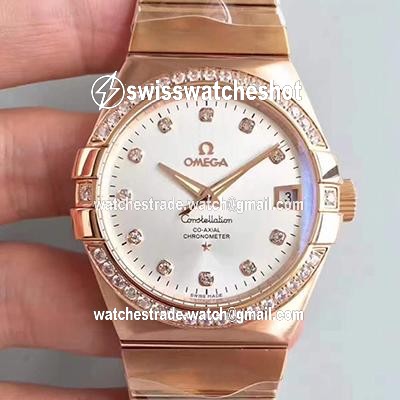 Omega Constellation 123.25.38.21.52.001 38MM 3S Factory Rhodium Dial Omega Constellation 123.25.38.21.52.001 38MM 3S Factory Rhodium Dial