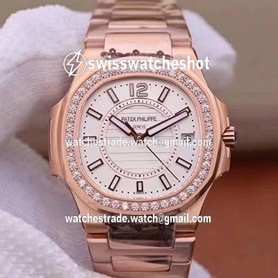 Patek Philippe Nautilus Ladies 7010/1R-011 Silver Dial Patek Philippe Nautilus Ladies 7010/1R-011 Silver Dial