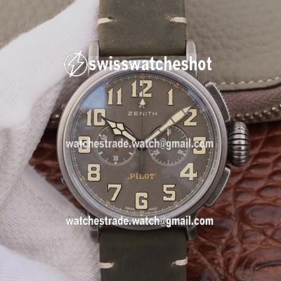 Zenith Pilot Type 20 Chronograph Extra Special 29.2430.4069/21.C800 XF Factory Gray Dial Zenith Pilot Type 20 Chronograph Extra Special 29.2430.4069/21.C800 XF Factory Gray Dial