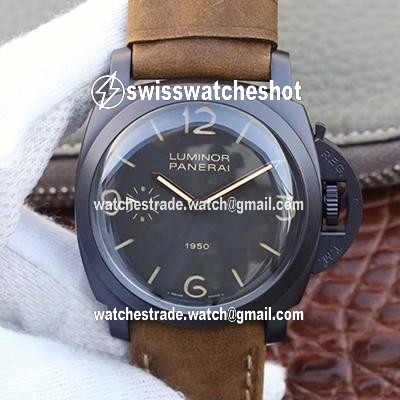 Panerai Luminor 1950 3 Days PAM 375 ZF Factory Black Dial Panerai Luminor 1950 3 Days PAM 375 ZF Factory Black Dial