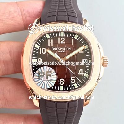 Patek Philippe Aquanaut Jumbo 5167R-001 PF Factory Chocolate Dial Patek Philippe Aquanaut Jumbo 5167R-001 PF Factory Chocolate Dial