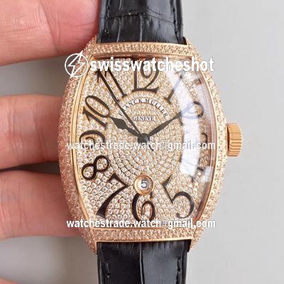 Franck Muller 8880 SC DT Rose Gold Diamonds Dial Franck Muller 8880 SC DT Rose Gold Diamonds Dial