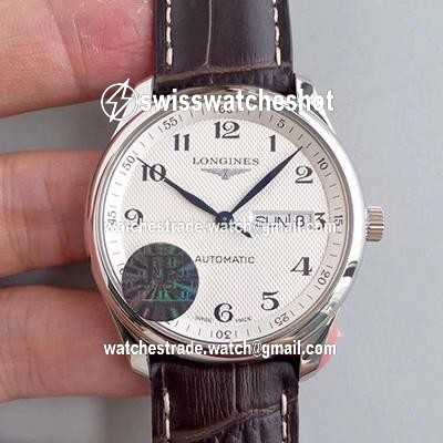 Longines Master Day-Date L2.755.4.78.3 JF Factory Silver Dial Longines Master Day-Date L2.755.4.78.3 JF Factory Silver Dial