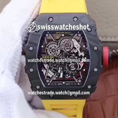 Richard Mille RM35-02 Rafael Nadal KV Factory Black Skeleton Dial Richard Mille RM35-02 Rafael Nadal KV Factory Black Skeleton Dial