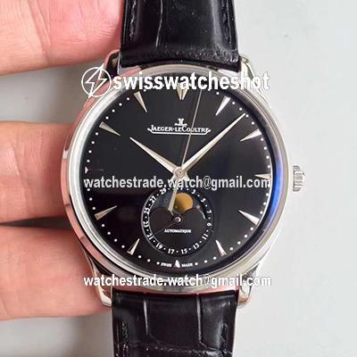 Jaeger-LeCoultre Master Ultra Thin Moon 1368470 ZF Factory Black Dial Jaeger-LeCoultre Master Ultra Thin Moon 1368470 ZF Factory Black Dial