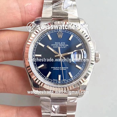 Rolex Datejust 116234 36mm AR Factory V2 Blue Dial Rolex Datejust 116234 36mm AR Factory V2 Blue Dial