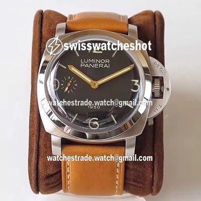 Panerai Luminor 1950 PAM127 ZF Factory Superlumed Black Dial Panerai Luminor 1950 PAM127 ZF Factory Superlumed Black Dial