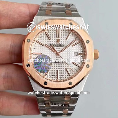 Audemars Piguet Royal Oak 15400SR.OO.1220SR.01 JF Factory Silver Dial Audemars Piguet Royal Oak 15400SR.OO.1220SR.01 JF Factory Silver Dial